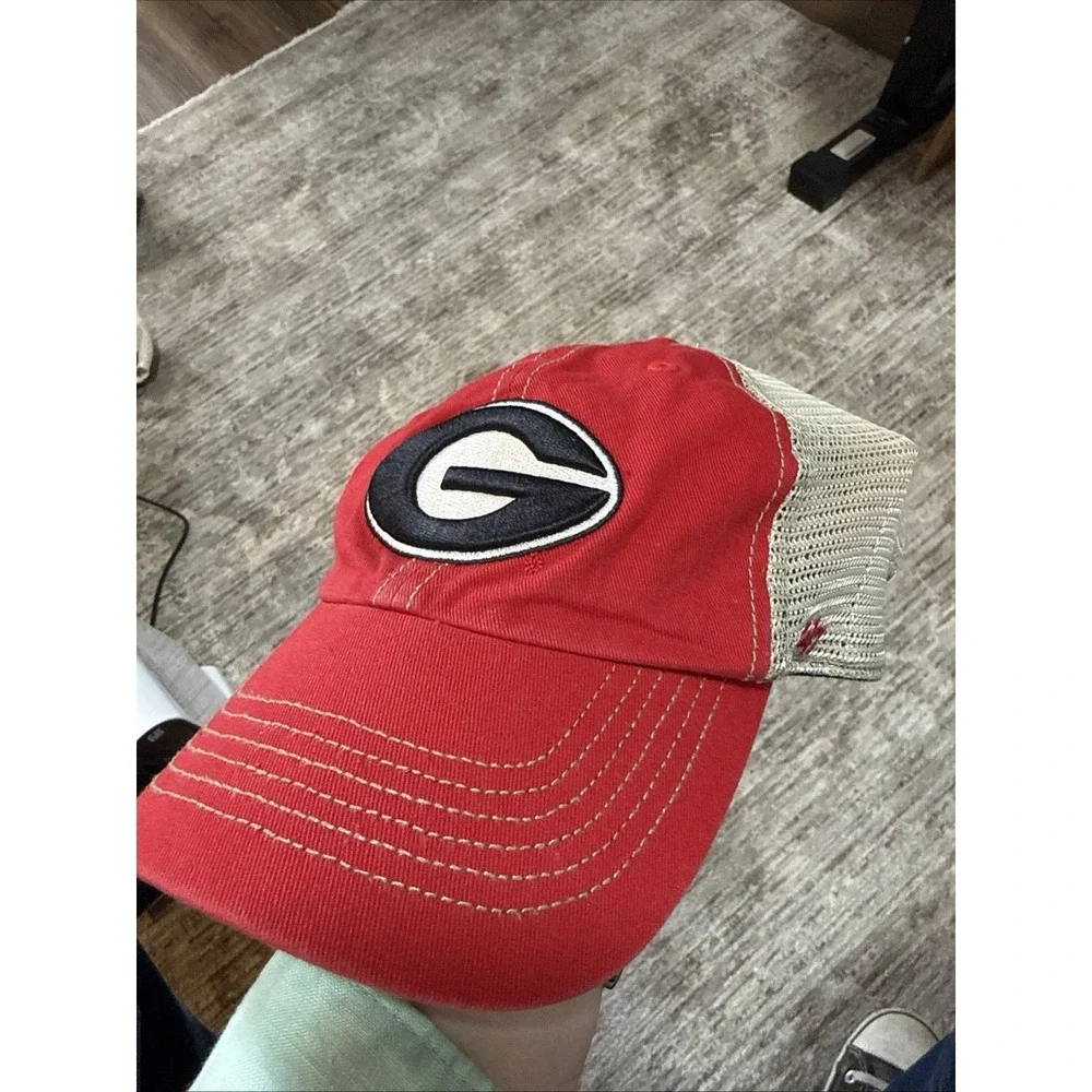 Georgia Bulldogs '47 Brand Red Trucker‎ Clean Up Adjustable Hat Cap College
